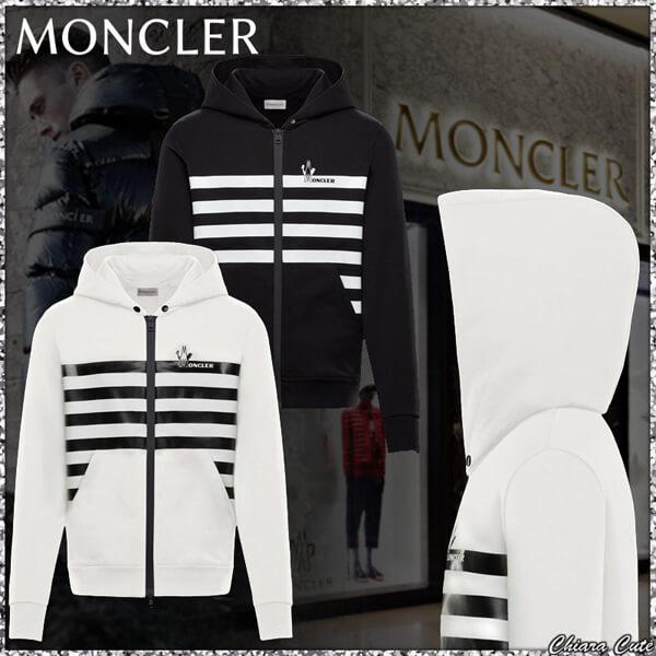 MONCLER モンクレール 偽物★2020SS★M字型ロゴ入ストライプパーカー★20081402